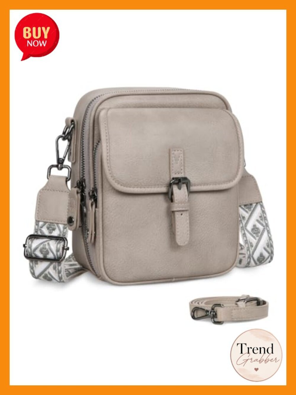 Small Crossbody Bag RFID Blocking Anti Theft Leather Messenger
